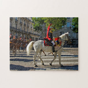 Horse Guards Paris. Jigsaw Puzzle
