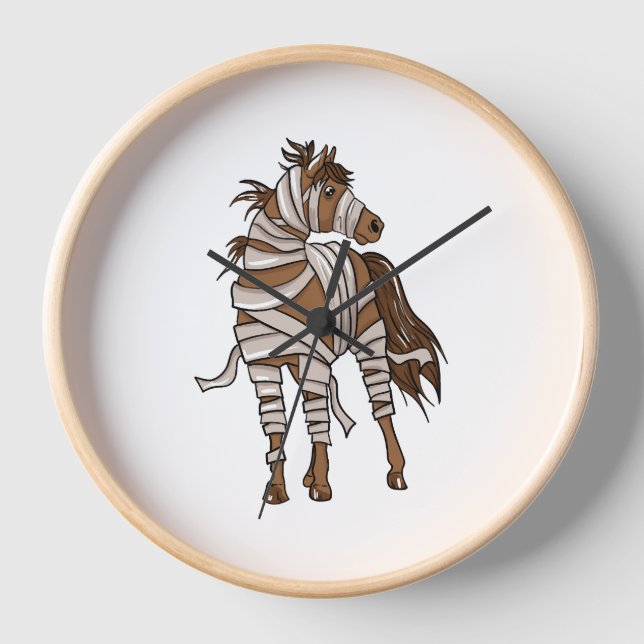 Horse Halloween  Clock (Front)