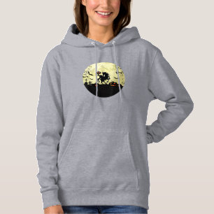 horse halloween headless horseman Pumpkin and moon Hoodie