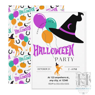 Horse Halloween Party Invitation
