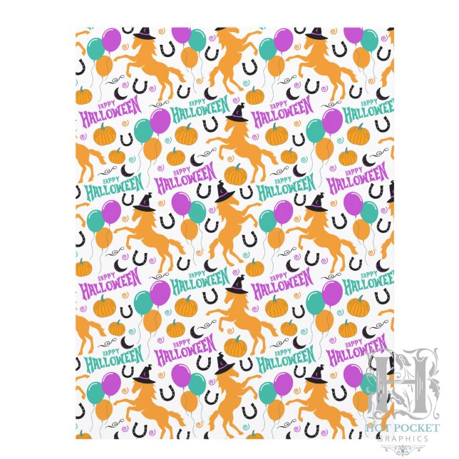 Horse Halloween Scrapbook Paper (Creator Uploaded)