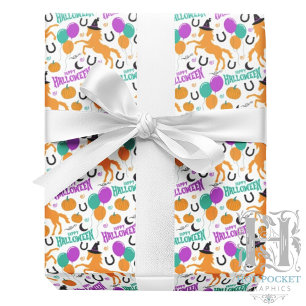 Horse Halloween Wrapping Paper