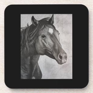Horse Hand Drawn Art Coaster