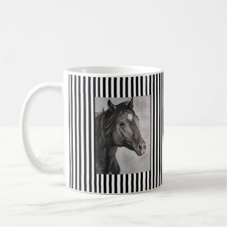 Horse Hand Drawn Art  Coffee Mug
