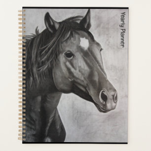 Horse Hand Drawn Art Planner