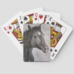 Horse Hand Drawn Art Playing Cards