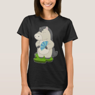 Horse Hand fan T-Shirt