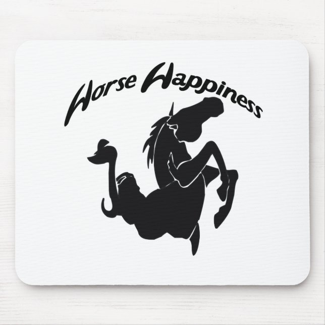 Horse Happiness Mouse Mat (Front)
