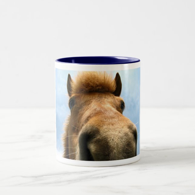 Horse Happy Birthday, Pony Birthday Greeting Mug (Center)