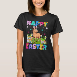 Horse Happy Easter Egg Hunt Bunny Ear Horse Easter T-Shirt