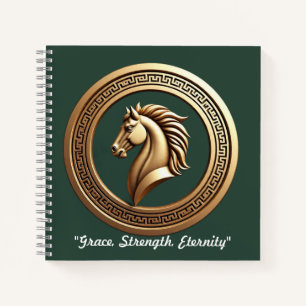 "Horse Haven Crest" Notebook