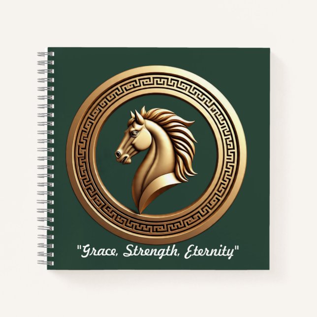"Horse Haven Crest" Notebook (Front)