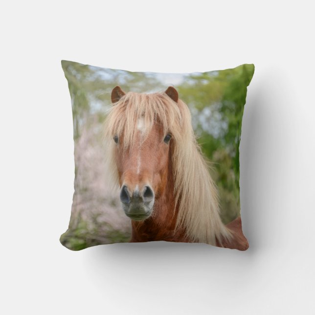 Horse Head Aegidienberger cross Icelandic and Paso Cushion (Front)