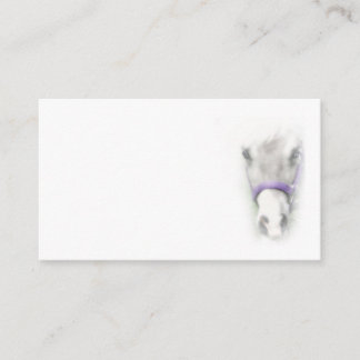 Horse head business card