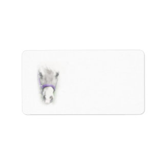 Horse head label