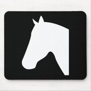Horse Head Silhouettes1 Mouse Mat