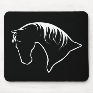 Horse Head Siloquette  MOUSEPAD