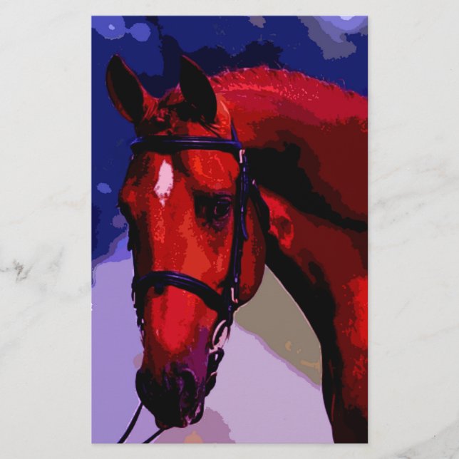 Horse Head Stationery (Front)