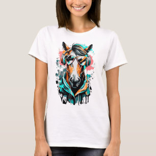 Horse Head T-Shirt - Horse Riding T-Shirt