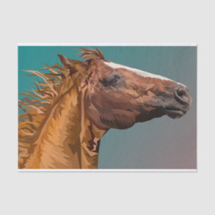 horse head tissue paper