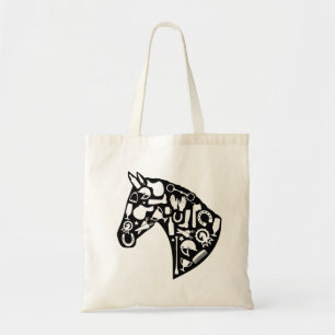Horse Head Tote Bag