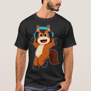 Horse Headphone Music T-Shirt