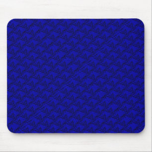 Horse Heads in blue artdeco Mouse Mat