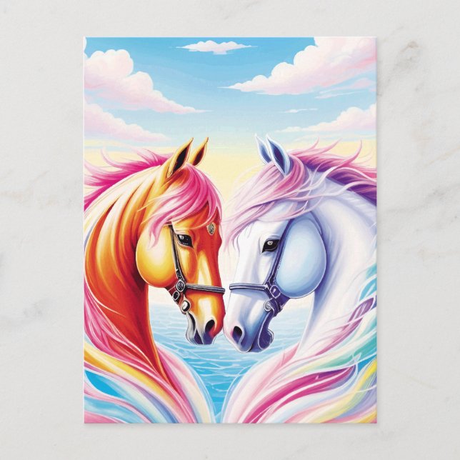 Horse heart postcard (Front)