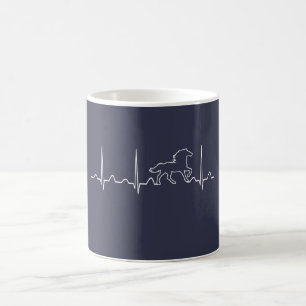 HORSE HEARTBEAT COFFEE MUG