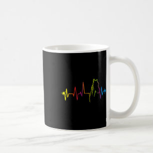 Horse Heartbeat Shirt Horses Horseback Riding Gift Coffee Mug