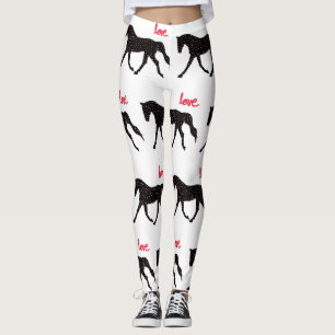 Horse, Hearts and Love Leggings