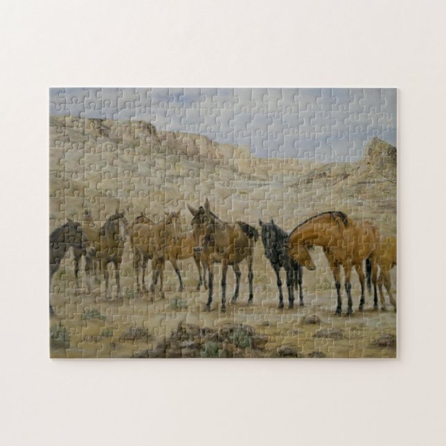 Horse Herd Puzzle (Horizontal)