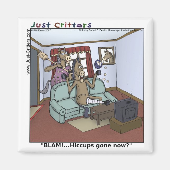Horse Hiccups Magnet (Front)