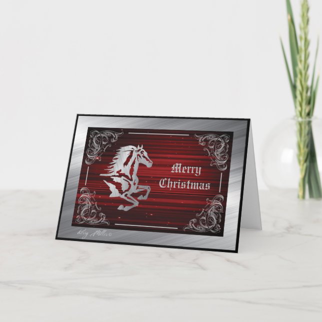 Horse Holiday Card (Front)