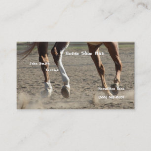 Horse Hooves in Motion Business Card