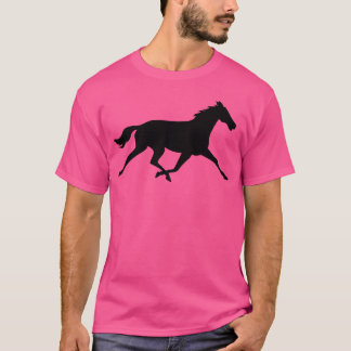 Horse Horse Galloping Horse Owner Rodeo Wild funny T-Shirt