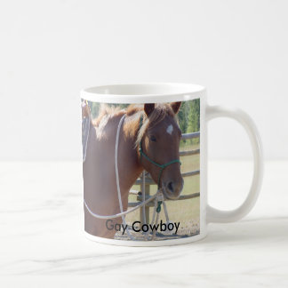 Horse horse horse, Gay Cowboy Coffee Mug