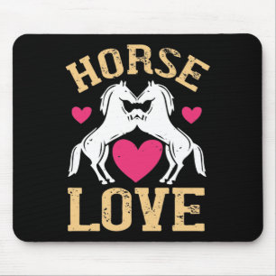 Horse - Horse Love Mouse Mat