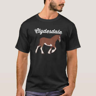 Horse Horseback Riding Equestrian Clydesdale T-Shirt