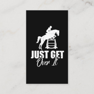 Horse Horseback Riding Jump Jumping Show Business Card