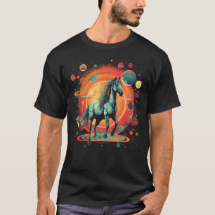 Horse Horseback Riding Trail Riding Equestrian Hor T-Shirt