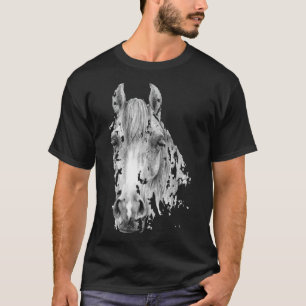 Horse Horsehead funny western riding  T-Shirt