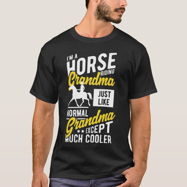 Horse Horses Funny Gift Riding Gift betting rodeo  T-Shirt (Front)