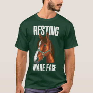 Horse Horses Ponies Riding Horse Equestrian retro T-Shirt