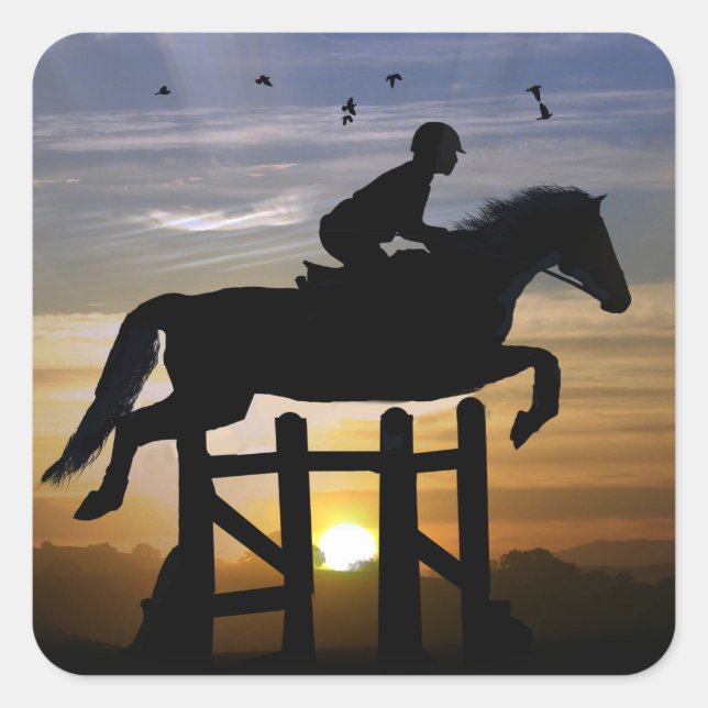 Horse Hunter Jumper Perfomormance Stickers (Front)