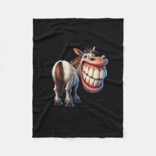 Horse I Have Decided With A Peaceful Srit A Loving Fleece Blanket