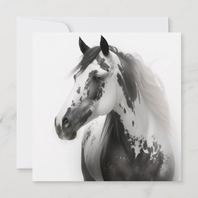 Horse Illustration Card (Front)
