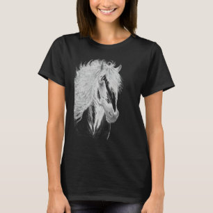 Horse illustration Gift for Horseback Riding Horse T-Shirt