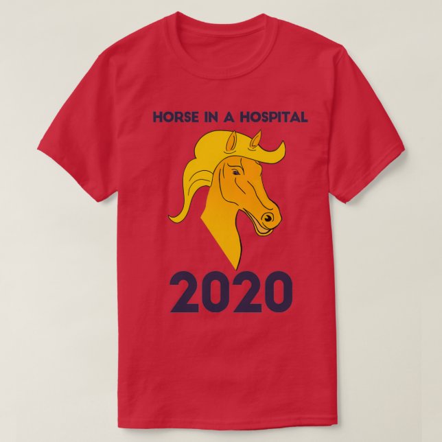 Horse In A Hospital 2020 Triblend T-Shirt (Design Front)