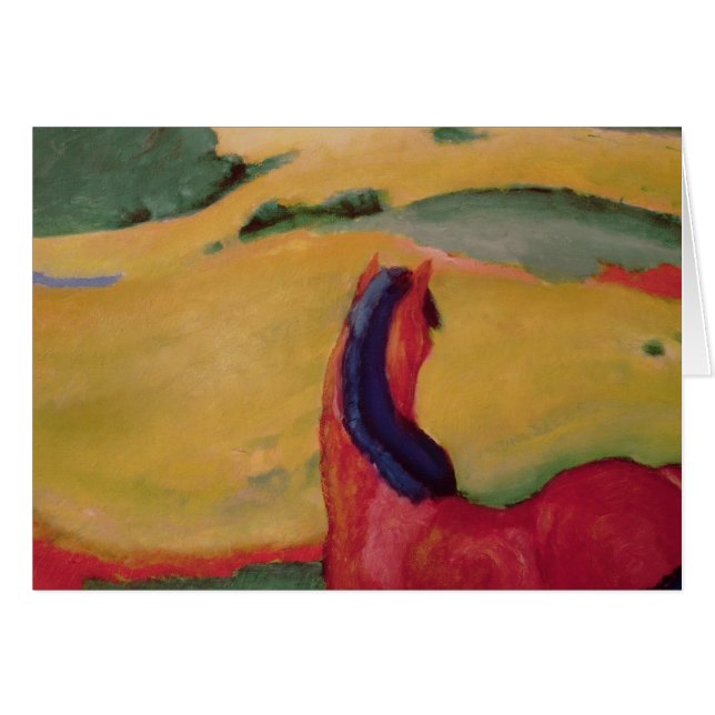 Horse in a landscape, 1910 (Front Horizontal)